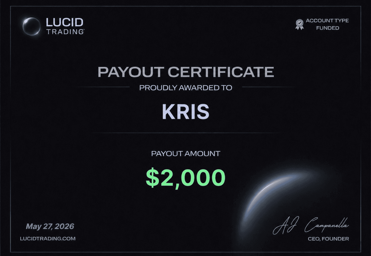 Kris — $2,000 Payout